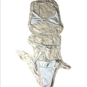 Shein XS white bikini brand new